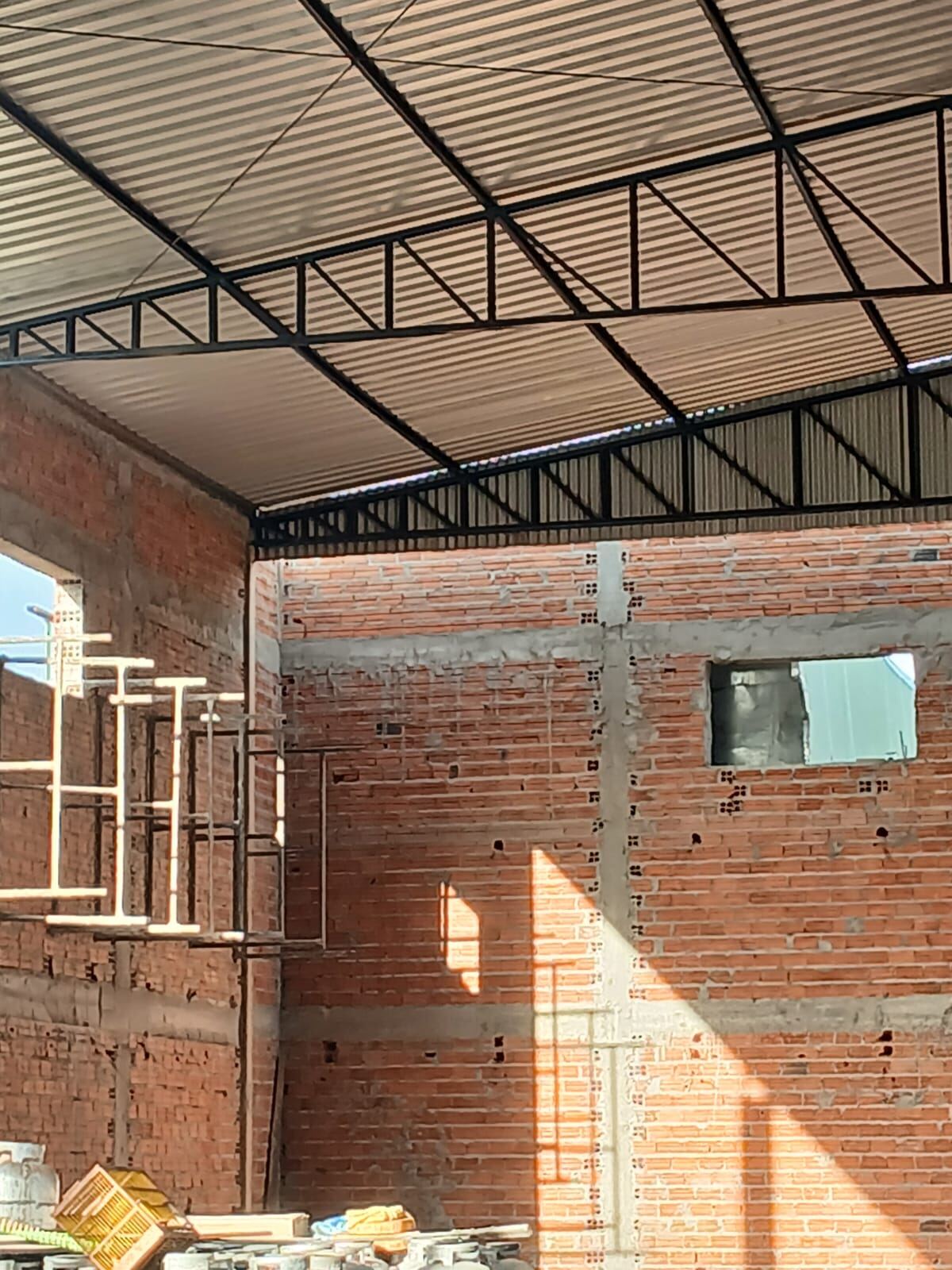 Estrutura metálica de cobertura